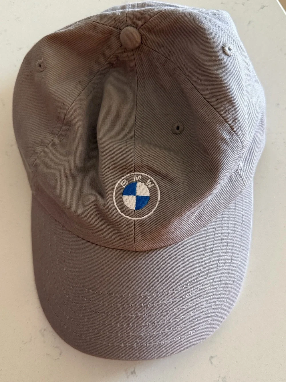 BMW dad hat baseball cap like new, worn once adjustable strap